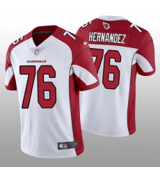 Men Arizona Cardinals 76 Will Hernandez White Red Vapor Untouchable Stitched Football Jersey