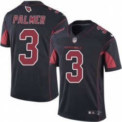 Men Nike Arizona Cardinals 3 Carson Palmer Limited Black Rush Vapor Untouchable NFL Jersey