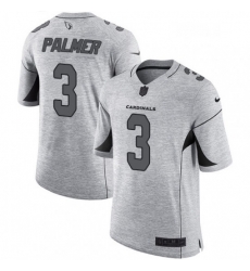 Men Nike Arizona Cardinals 3 Carson Palmer Limited Gray Gridiron II NFL Jersey