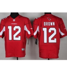 Nike Arizona Cardinals 12 John Brown Red Elite NFL Jersey