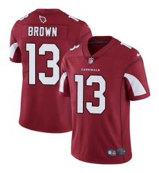 Nike Cardinals #13 Jaron Brown Red Team Color Mens Stitched NFL Vapor Untouchable Limited Jersey