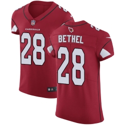 Nike Cardinals #28 Justin Bethel Red Team Color Mens Stitched NFL Vapor Untouchable Elite Jersey