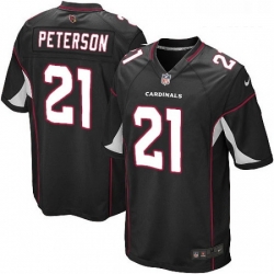 Youth Nike Arizona Cardinals 21 Patrick Peterson Game Black Alternate NFL Jersey