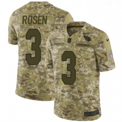 Youth Nike Arizona Cardinals 3 Josh Rosen Limited Camo 2018 Salute to Service NFL Jersey