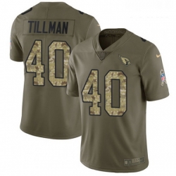 Youth Nike Arizona Cardinals 40 Pat Tillman Limited OliveCamo 2017 Salute to Service NFL Jersey