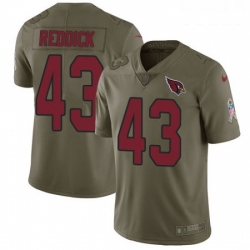 Youth Nike Arizona Cardinals 43 Haason Reddick Limited Olive 2017 Salute to Service NFL Jersey