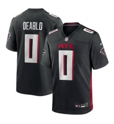 Men Atlanta Falcons 0 Divine Deablo Black Stitched Game Jersey