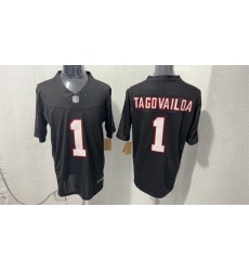 Men Atlanta Falcons 1 Tua Tagovailoa Black F U S E Vapor Untouchable Limited Stitched Football Jersey Men Atlanta Falcons 1 Tua Tagovailoa Black F U S E Vapor Untouchable Limited Stitched Football Jersey