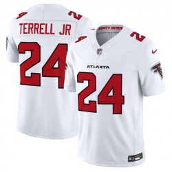 Men Atlanta Falcons  24 A J  Terrell White 2026 New F U S E  Vapor Untouchable Limited Stitched Football Jersey
