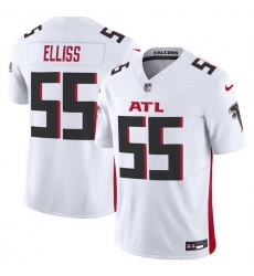 Men Atlanta Falcons 55 Kaden Elliss White 2025 F U S E  Vapor Untouchable Limited Stitched Football Jersey