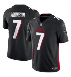 Men Atlanta Falcons 7 Bijan Robinson Black 2023 F U S E  Vapor Untouchable Limited Stitched Football Jersey