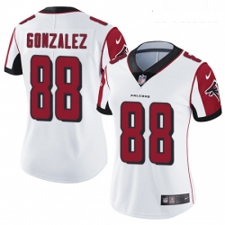 Womens Nike Atlanta Falcons 88 Tony Gonzalez Elite White NFL Jersey