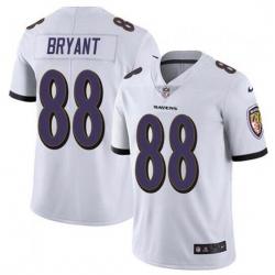 Men Baltimore Ravens Dez Bryant White Vapor Untouchable Limited Jersey