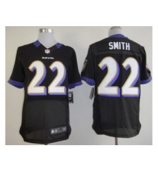 Nike Baltimore Ravens 22 Jimmy Smith Black Elite NFL Jersey