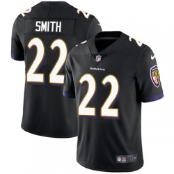 Nike Ravens #22 Jimmy Smith Black Alternate Mens Stitched NFL Vapor Untouchable Limited Jersey