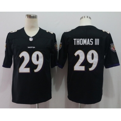 Nike Ravens 29 Earl Thomas III Black Vapor Untouchable Limited Jersey