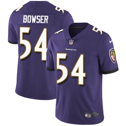 Nike Ravens #54 Tyus Bowser Purple Team Color Mens Stitched NFL Vapor Untouchable Limited Jersey