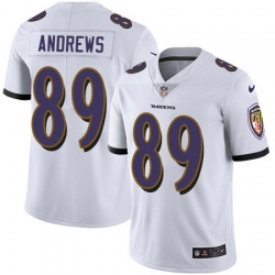 Nike Ravens #89 Mark Andrews White Mens Stitched NFL Vapor Untouchable Limited Jersey