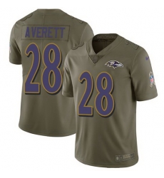 Nike Ravens Anthony Averett Olive Salute To Service Limited Jersey