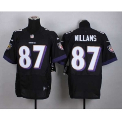 nike nfl jerseys baltimore ravens 87 willams black[Elite]