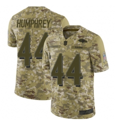 Ravens 44 Marlon Humphrey Camo Youth Stitched Football Limited 2018 Salute to Service Jersey