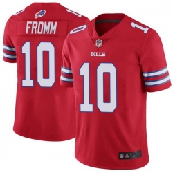 Men Buffalo Bills 10 Jake Fromm Colour Rush Limited Jersey