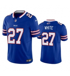 Men Buffalo Bills 27 Tre 27Davious White Blue 2023 F U S E  Vapor Untouchable Limited Stitched Jersey