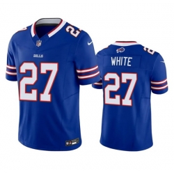 Men Buffalo Bills 27 Tre 27Davious White Blue 2023 F U S E  Vapor Untouchable Limited Stitched Jersey