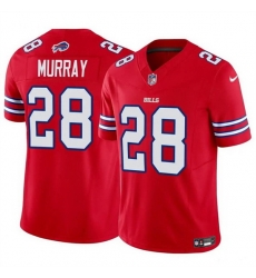 Men Buffalo Bills 28 Latavius Murray Red 2023 F U S E  Vapor Untouchable Limited Stitched Football Jersey