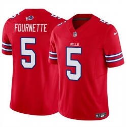 Men Buffalo Bills 5 Leonard Fournette Red Vapor Untouchable Limited Stitched Football Jersey