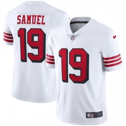 Men Francisco 49ers Deebo Samuel #19 White Rush Football Jersey