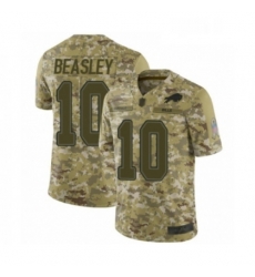 Mens Buffalo Bills 10 Cole Beasley Limited Camo 2018 Salute to Service Football Jersey