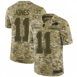 Mens Nike Buffalo Bills 11 Zay Jones Limited Camo 2018 Salute to Service NFL Jersey