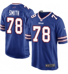 Mens Nike Buffalo Bills 78 Bruce Smith Game Royal Blue Team Color NFL Jersey