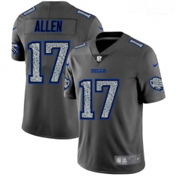 Nike Bills 17 Josh Allen Gray Camo Vapor Untouchable Limited Jersey