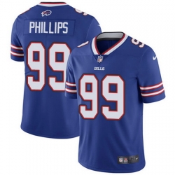 Nike Bills #99 Harrison Phillips Royal Blue Team Color Mens Stitched NFL Vapor Untouchable Limited Jersey