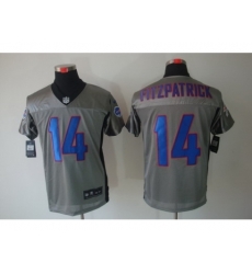 Nike Buffalo Bills 14 Ryan Fitzpatrick Grey Elite Shadow NFL Jersey