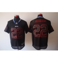 Nike Buffalo Bills 22 Fred Jackson Black Elite Lights Out NFL Jersey