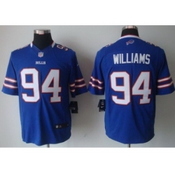 Nike Buffalo Bills 94 Williams Blue Limited NFL Jersey