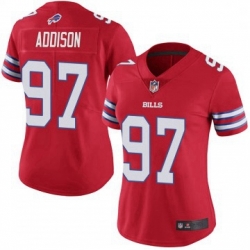 Women Buffalo Bills Mario Addison Red Limited Color Rush Vapor Untouchable Jersey By Nike