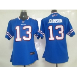 Women Nike Buffalo Bills 13 Johnson Jersey