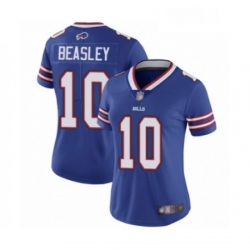 Womens Buffalo Bills 10 Cole Beasley Royal Blue Team Color Vapor Untouchable Elite Player Football Jersey