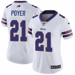 Womens Nike Buffalo Bills 21 Jordan Poyer Elite White NFL Jersey