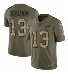 Youth Nike Buffalo Bills 13 Kelvin Benjamin Limited OliveCamo 2017 Salute to Service NFL Jersey