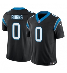 Men Carolina Panthers 0 Brian Burns Black 2023 F U S E  Vapor Untouchable Stitched Football Jersey