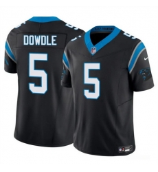Men Carolina Panthers 5 Rico Dowdle Black 2025 F U S E Vapor Limited Stitched Football Jersey Men Carolina Panthers 5 Rico Dowdle Black 2025 F U S E Vapor Limited Stitched Football Jersey