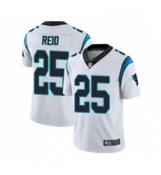 Mens Carolina Panthers 25 Eric Reid White Vapor Untouchable Limited Player Football Jersey