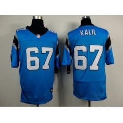 Nike Carolina Panthers 67 Ryan Kalil blue Elite NFL Jersey