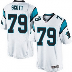 Nike Panthers #79 Chris Scott White Team Color Mens Stitched NFL Elite Jersey