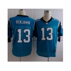 Nike carolina panthers 13 Kelvin Benjamin blue game NFL Jersey